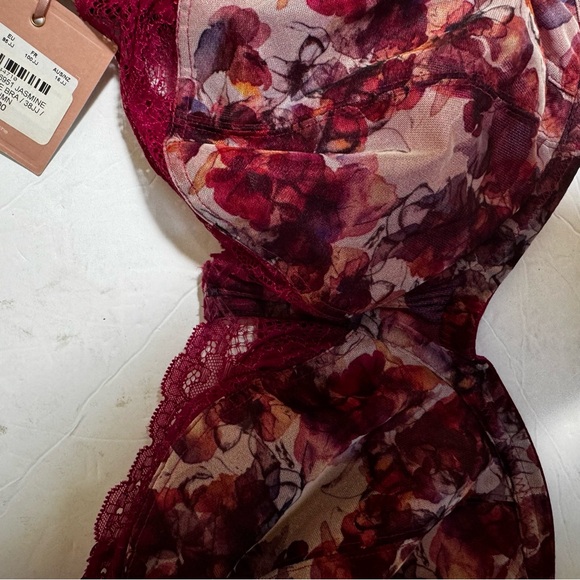 Panache NEW Jasmine Lace Under Wire Bra Autumn Floral 6951 Balconette Size 38JJ - Picture 5 of 16